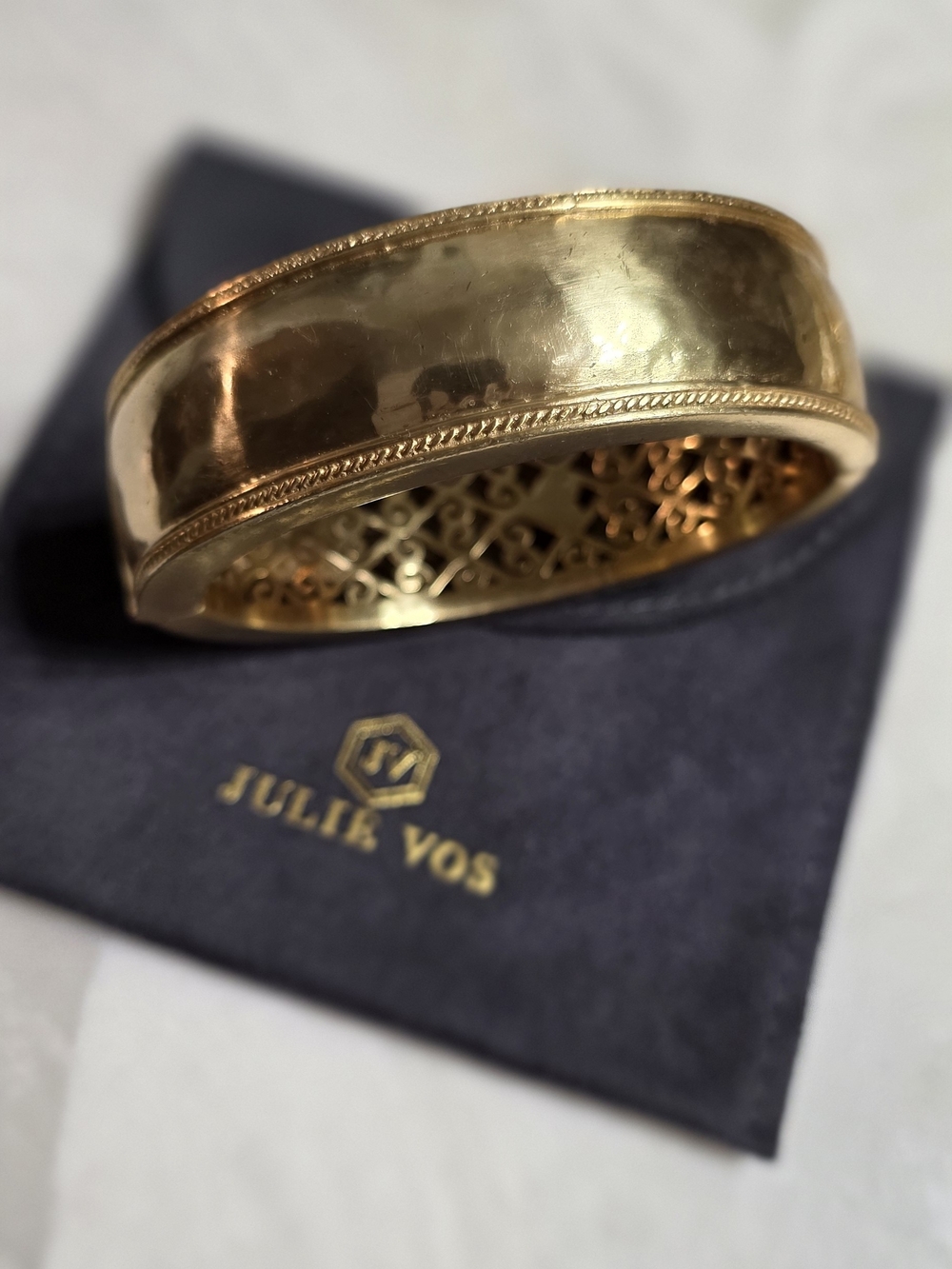Julie Vos Cannes Statement Hinge Bangle
